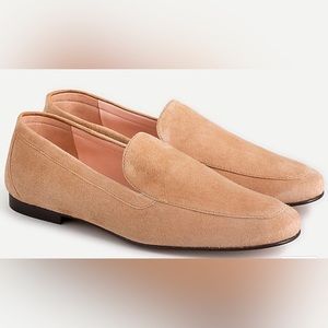 J. Crew Suede Flats (Nude/Tan)